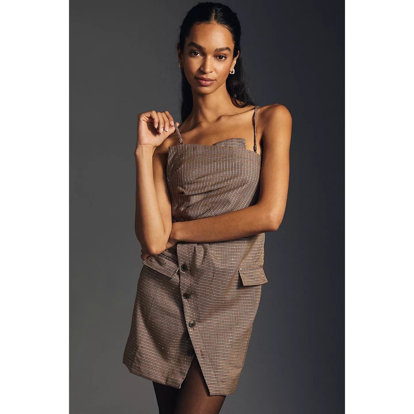 Anthropologie New Anthropologie Maeve Strapless Button-Front Dress $170 Size M / US 6-8 / IT 42-44 - 2 Thumbnail