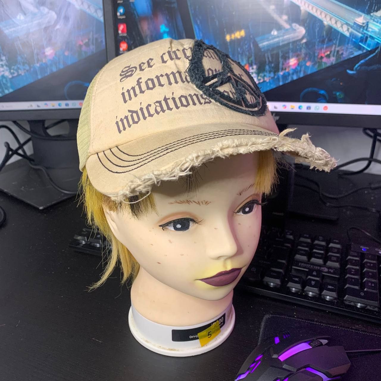 Japanese Brand × Kapital VINTAGR PEACE TRUCKER HAT Size ONE SIZE - 1 Thumbnail