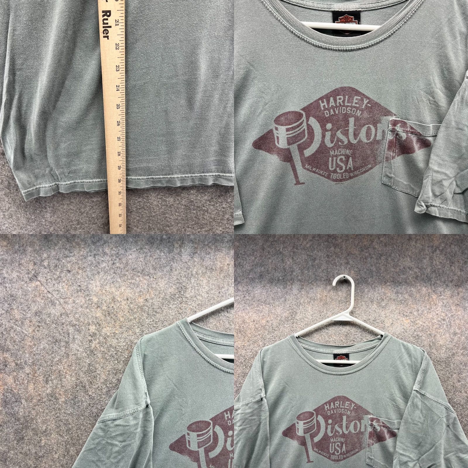 Harley Davidson Item Specifications: Fabric: 80% Polyester, 20% Spandex Size US XXL / EU 58 / 5 - 8 Thumbnail