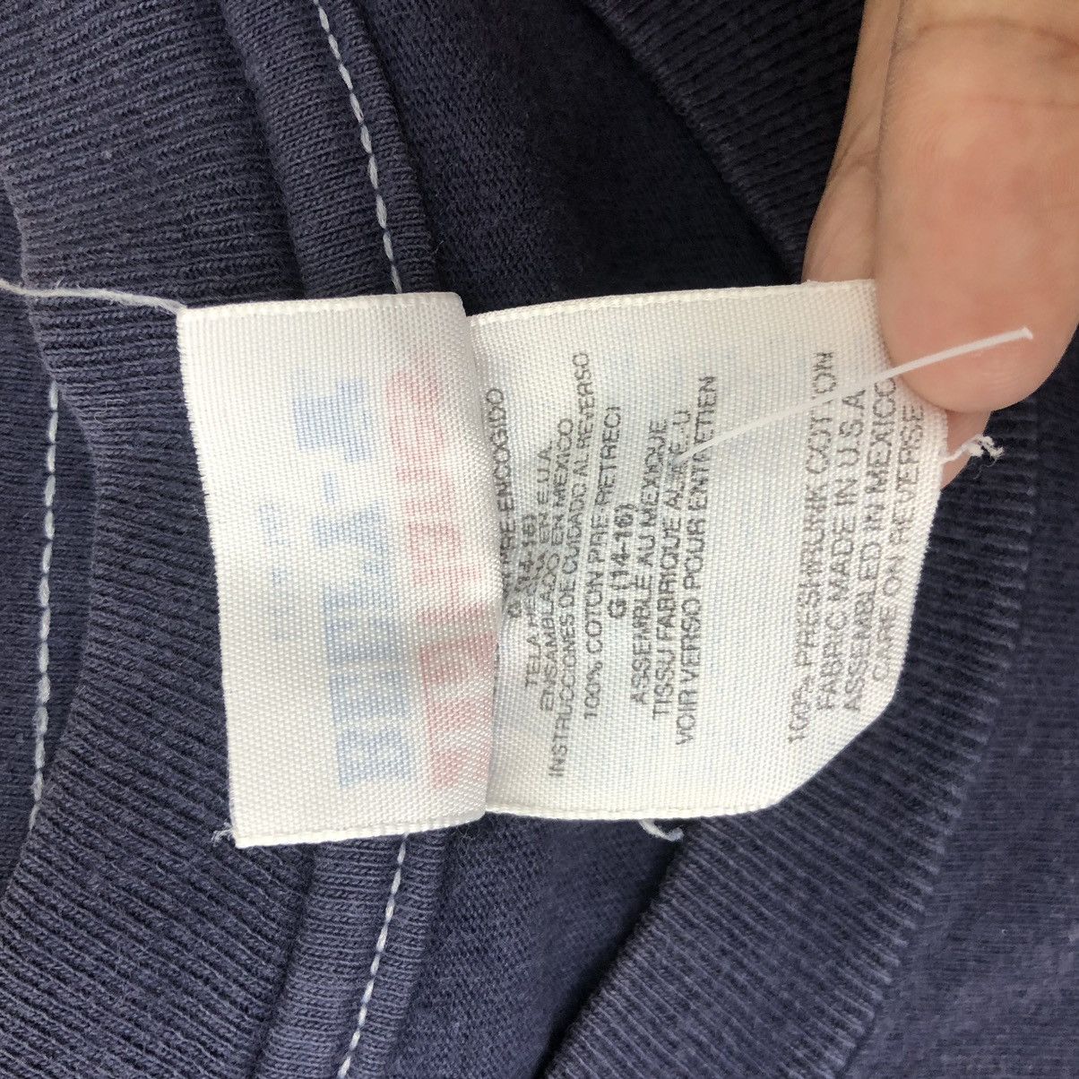 Vintage Vtg Agnès b. 1968 Chronology Graphic Tee Hanes Beefy-T Large Size US L / EU 52-54 / 3 - 7 Thumbnail