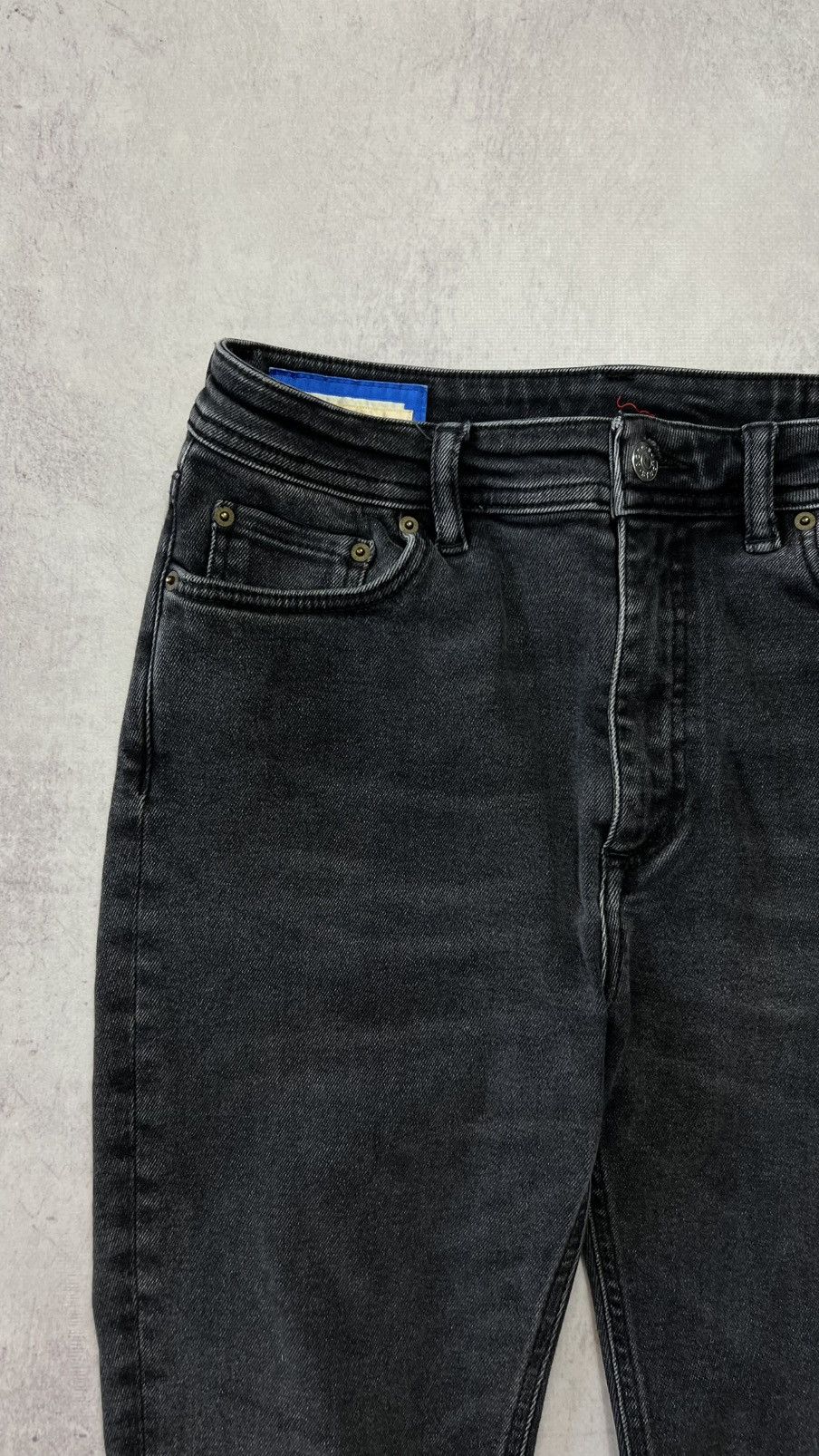 Acne Studios Acne Studios Bla Konst Peg Used blk jeans denim pants Size 29" - 4 Thumbnail