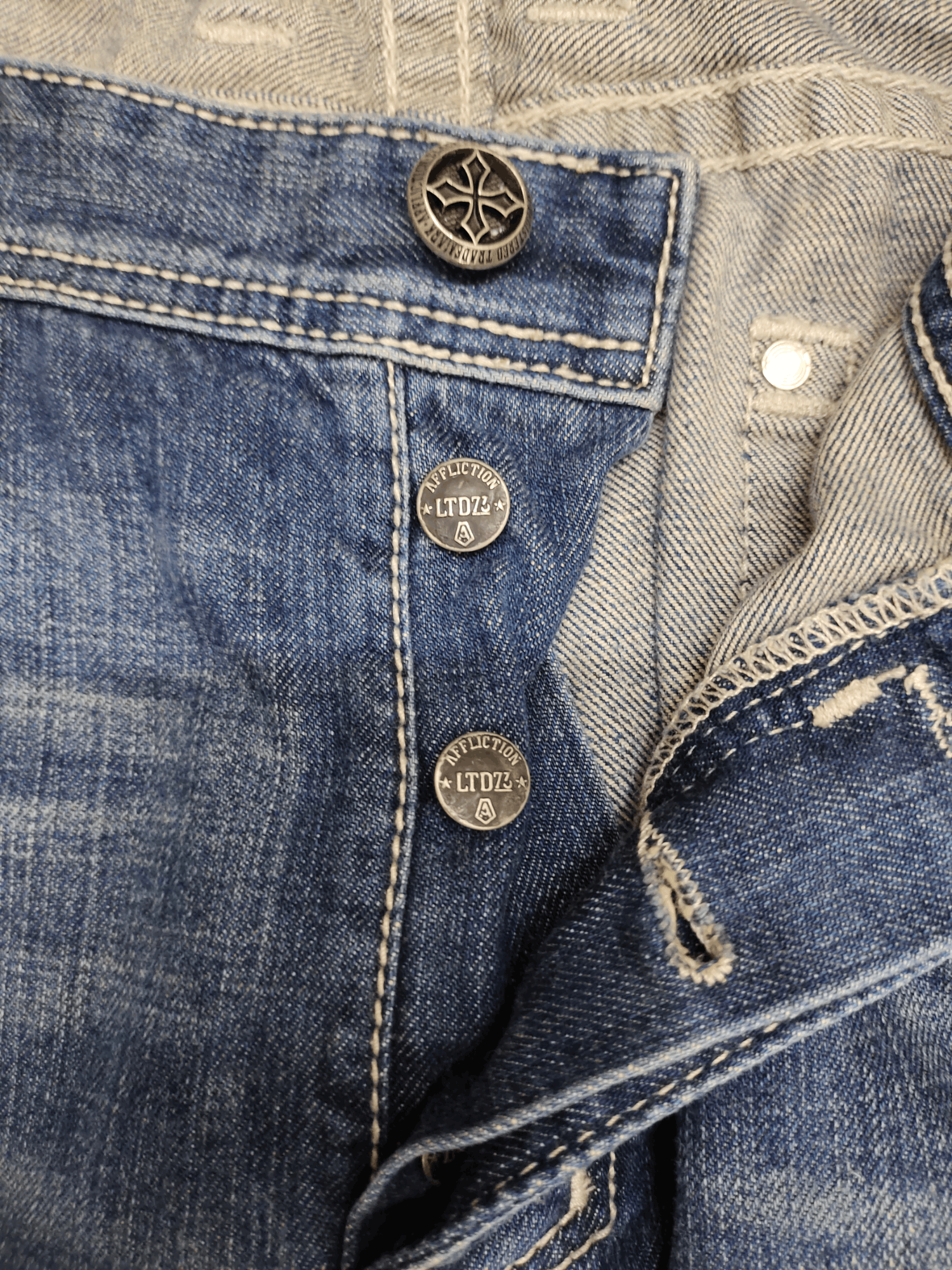 Affliction Affliction Ace Denim Jean Y2k Streetwear Affliction Style Size US 42 / EU 58 - 17 Thumbnail