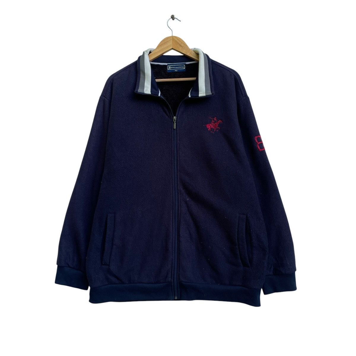 Polo Ralph Lauren 💥Vintage Beverly Hills Polo Club Zipper Up Jacket Size US M / EU 48-50 / 2 - 1 Thumbnail
