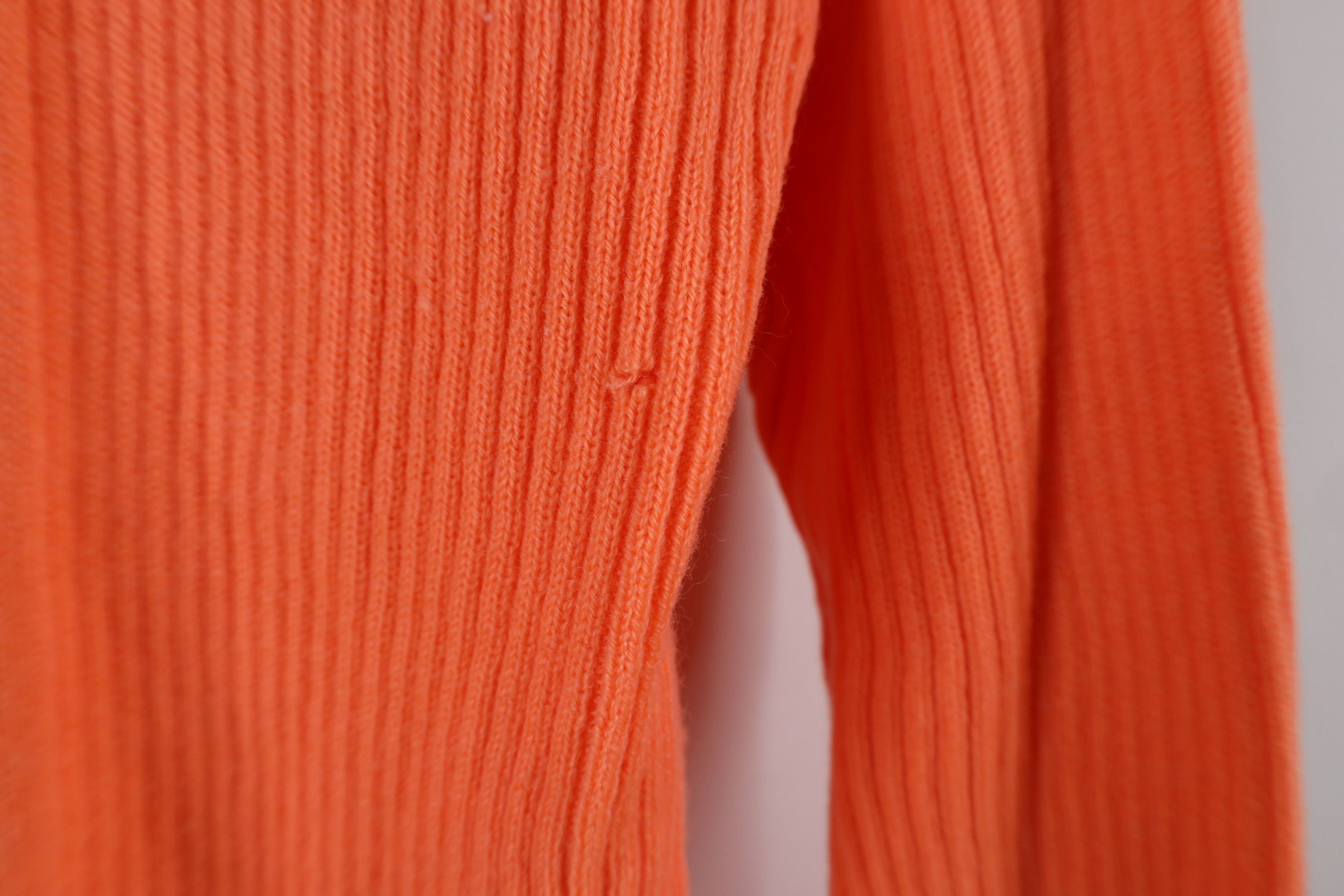 Vintage Vintage 70s Streetwear Ribbed Knit Back Zip Sweater Size M / US 6-8 / IT 42-44 - 4 Thumbnail
