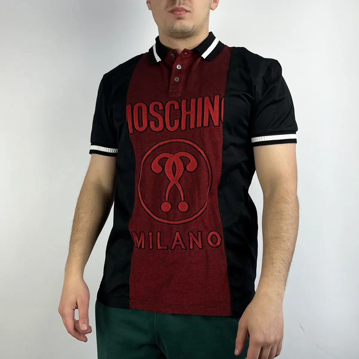 Moschino Moschino Milano Couture polos size Medium Size US M / EU 48-50 / 2 - 1 Thumbnail