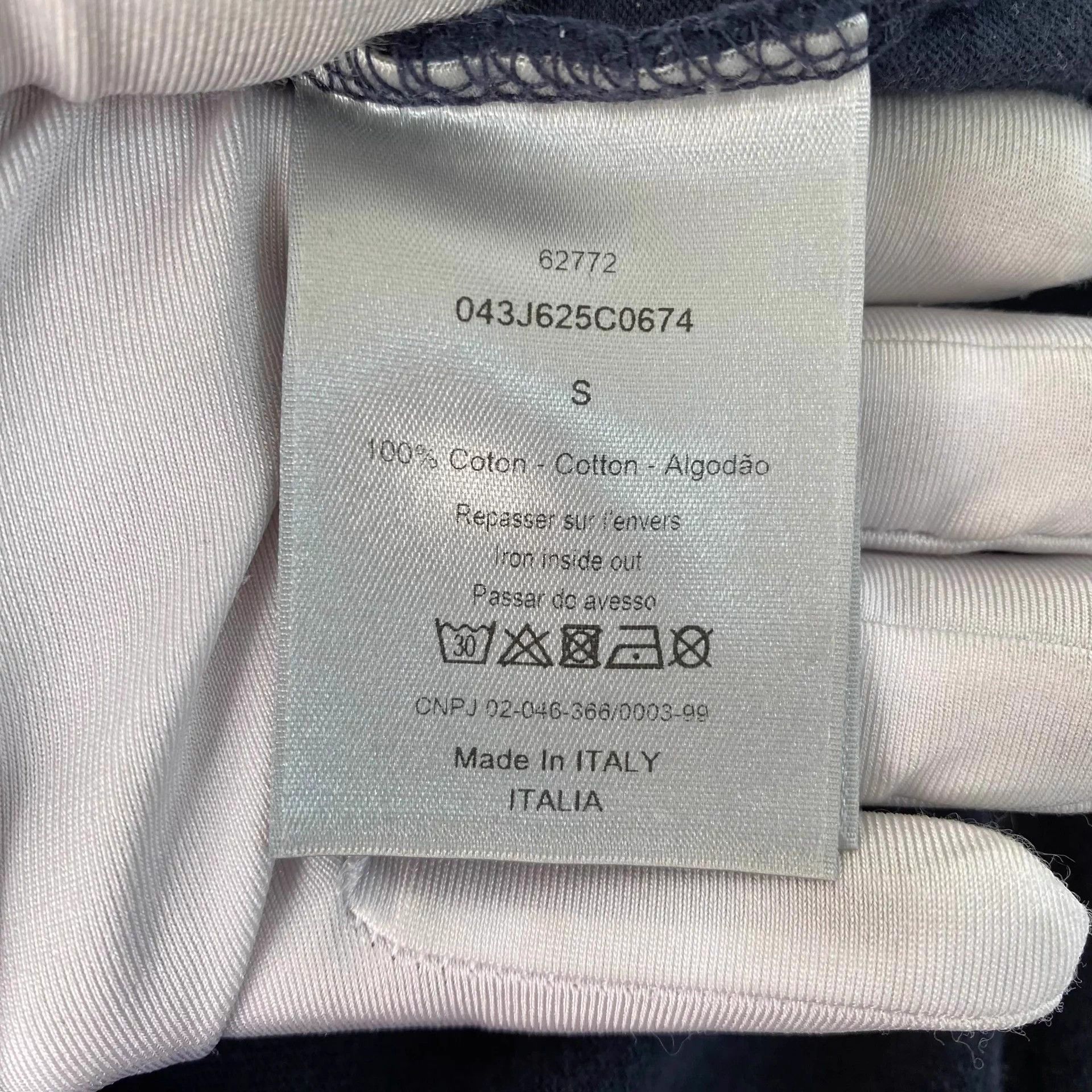 Dior Dior full logo blue S T-shirt Size US S / EU 44-46 / 1 - 8 Thumbnail