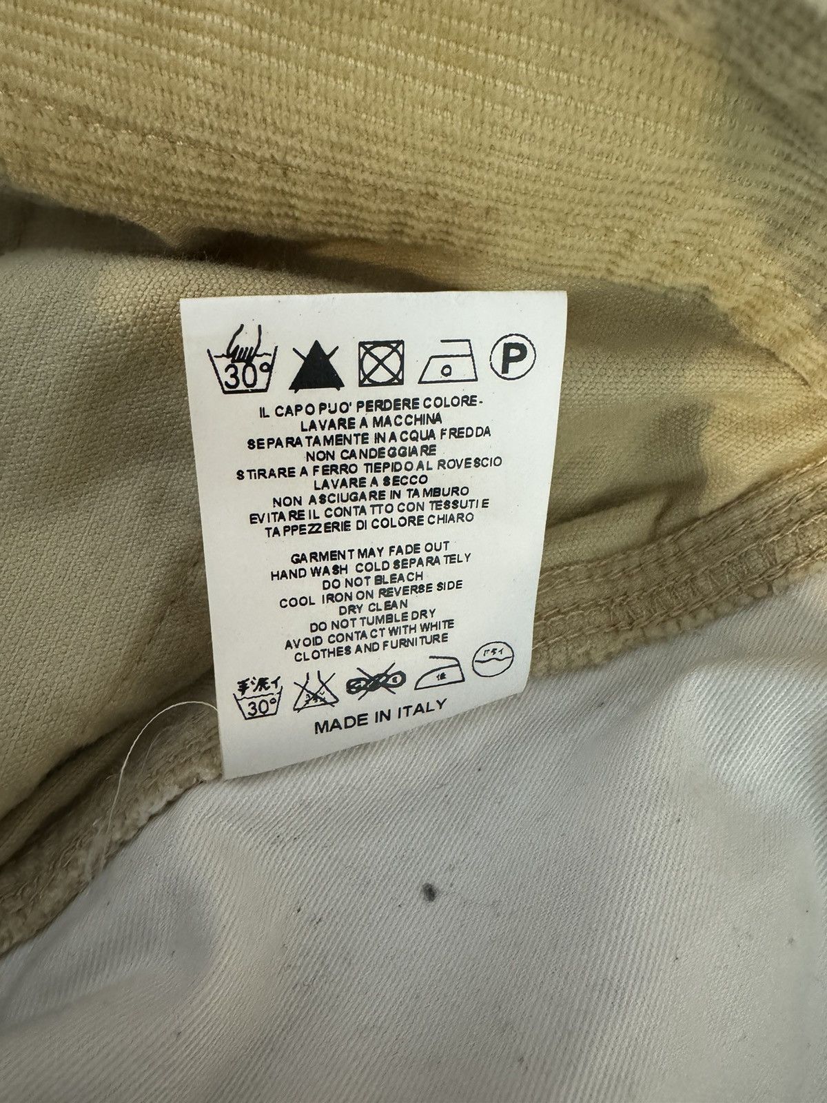 Aime Leon Dore Aime Leon Dore Carpenter Pants in Cream Micro Cord Sz Large Size US 35 - 7 Thumbnail