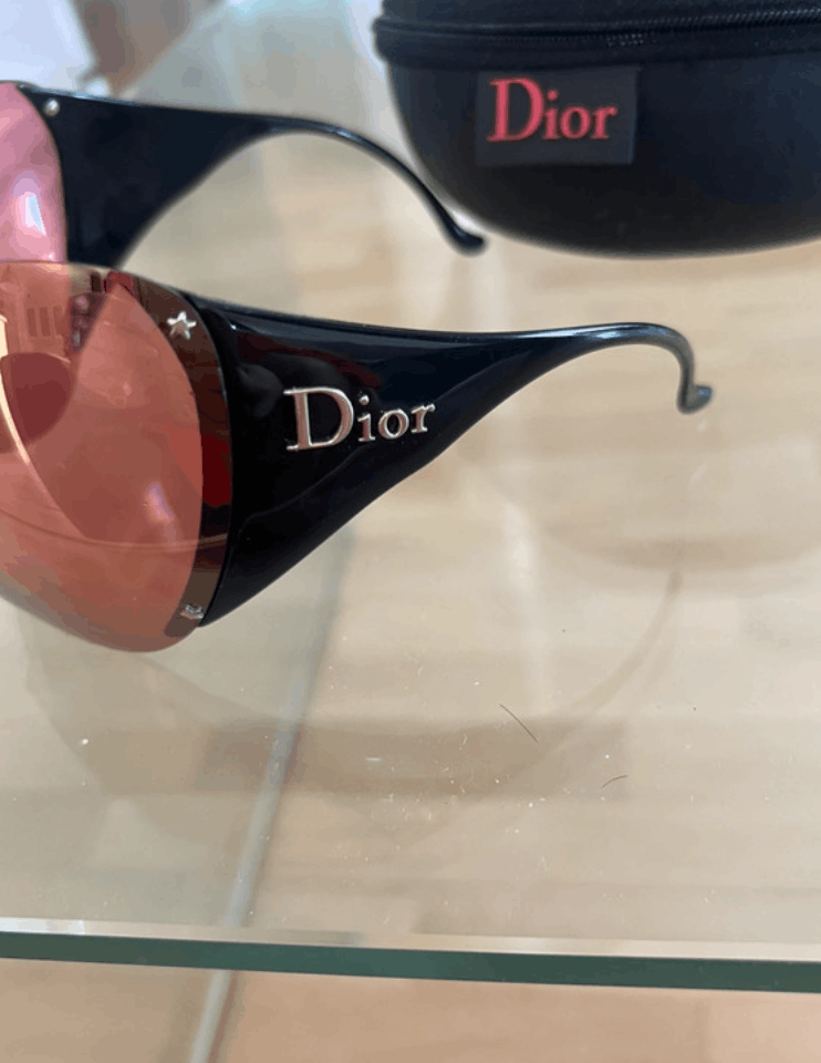 Dior DIOR Sunglasses Ski Millenium Wrap Shield Mask Bike Galliano Size ONE SIZE - 1 Thumbnail