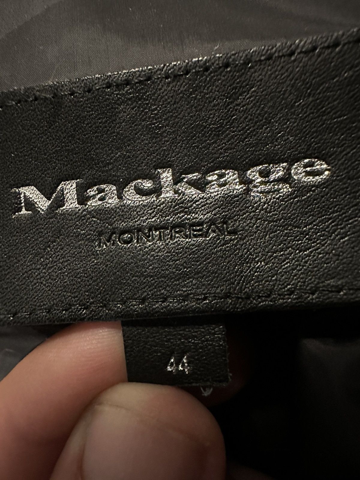 Mackage Black Down Mackage Jacket with fur lined hood Size US L / EU 52-54 / 3 - 5 Thumbnail