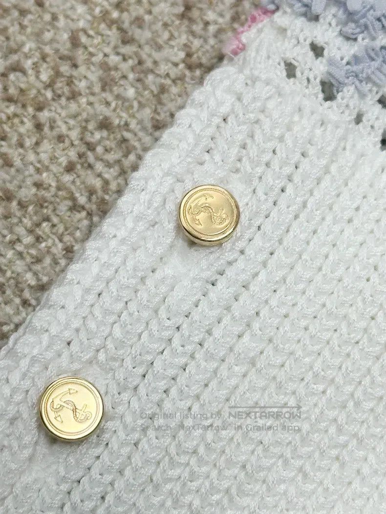 Thom Browne Thom Browne White Colorful Plaid Knit Vest Size XS / US 0-2 / IT 36-38 - 6 Thumbnail