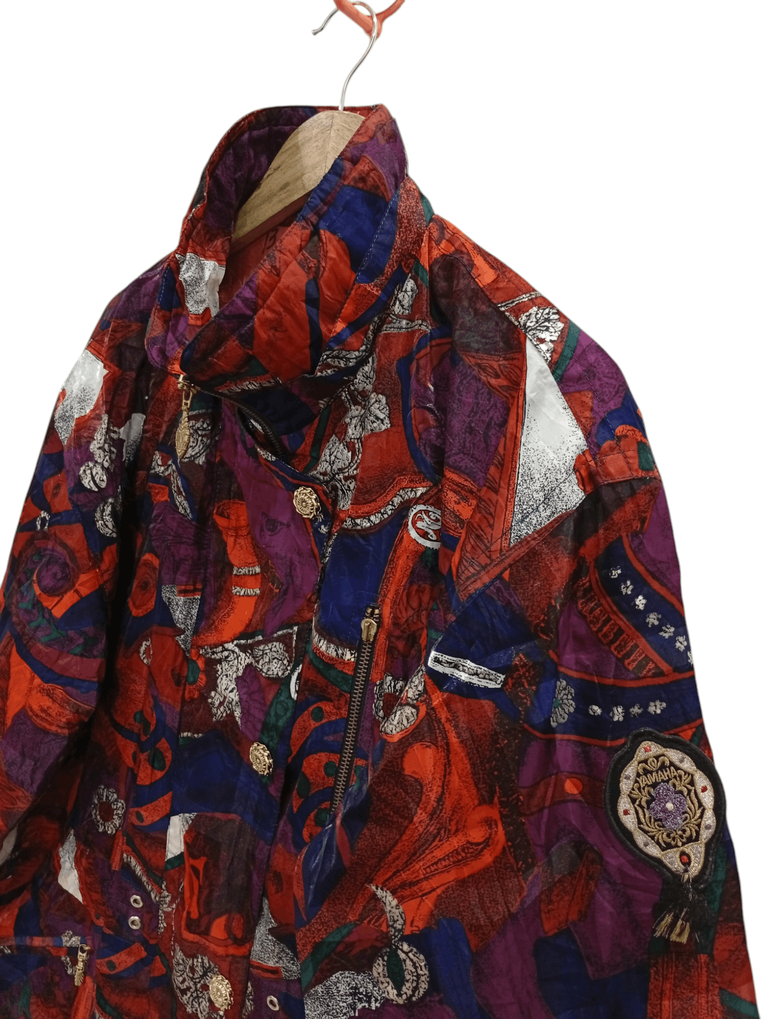 Vintage × Yamaha 🔥🔥Vintage Yamaha Ladies Full Print Jacket Size XL / US 12-14 / IT 48-50 - 8 Thumbnail