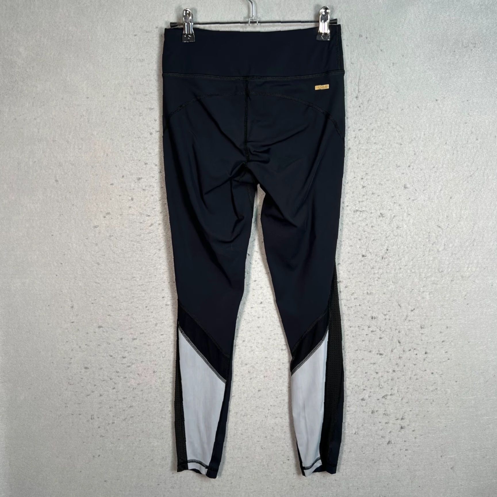Vintage ALALA Leggings Women's XS Black High Waist Athletic Skinny Inseam 25 in Size XS Shipes Next Business Day Size 26" / US 2 / IT 38 - 2 Thumbnail