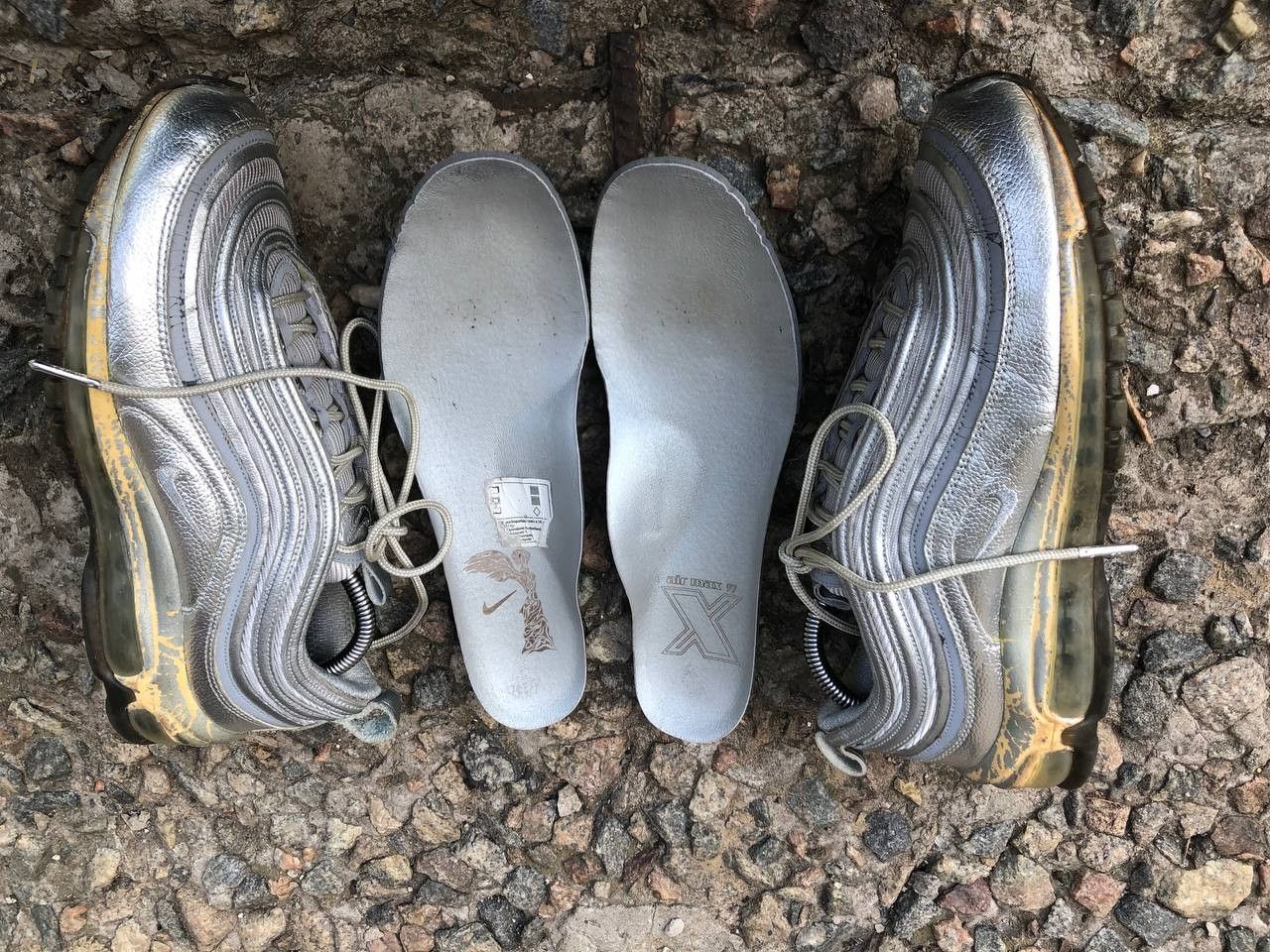 Nike Vintage Nike Air Max 97 Reflective Retro Sneakers Y2K 90s Size US 8.5 / EU 41-42 - 2 Thumbnail
