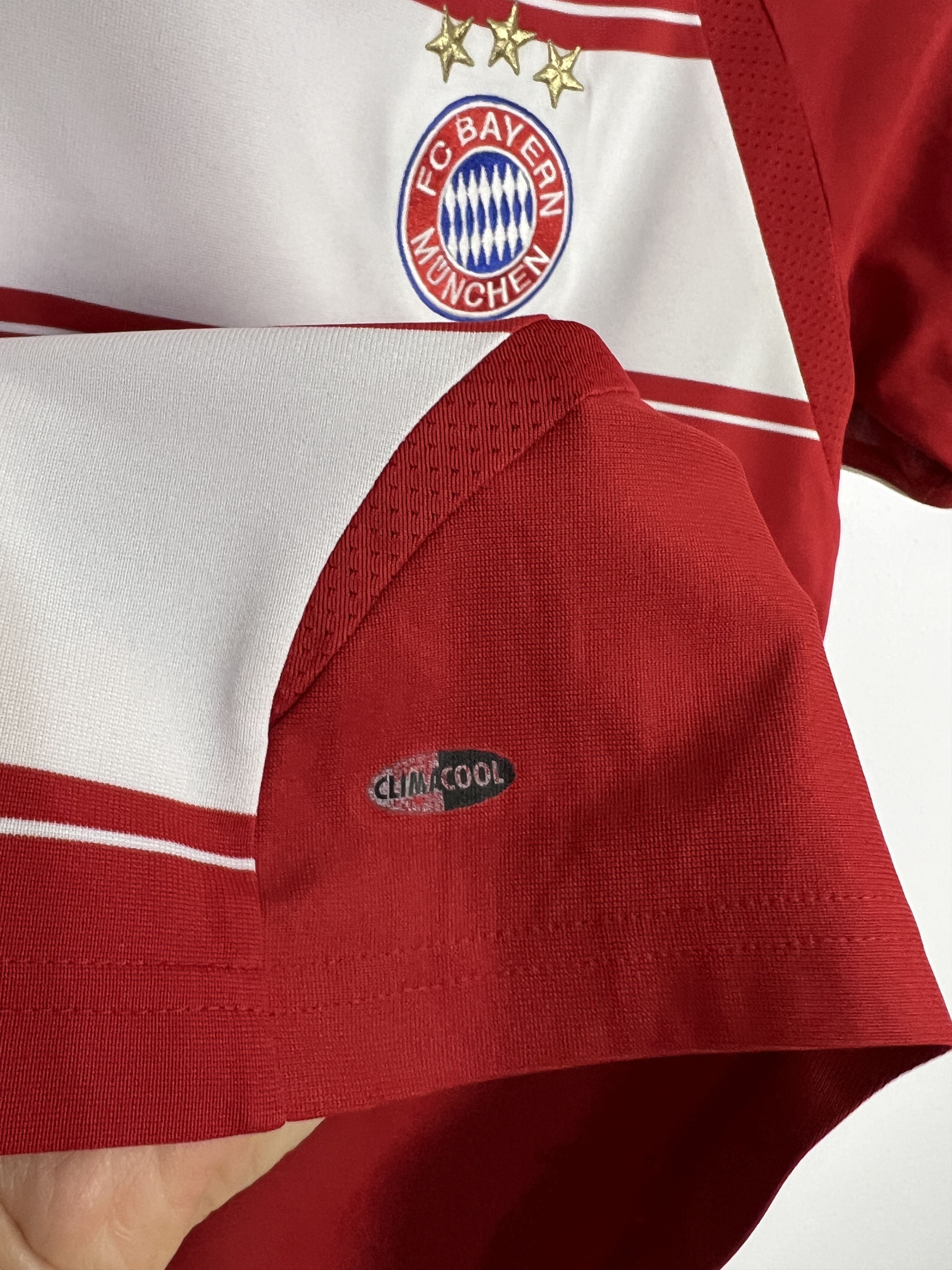 Adidas Bayern Munich Home football shirt 2007 Soccer Jersey Trikot Size US S / EU 44-46 / 1 - 4 Thumbnail