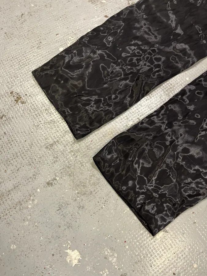 Giorgio Armani 2000s Giorgio Armani Black Satined Light Pants Size 26" / US 2 / IT 38 - 7 Thumbnail