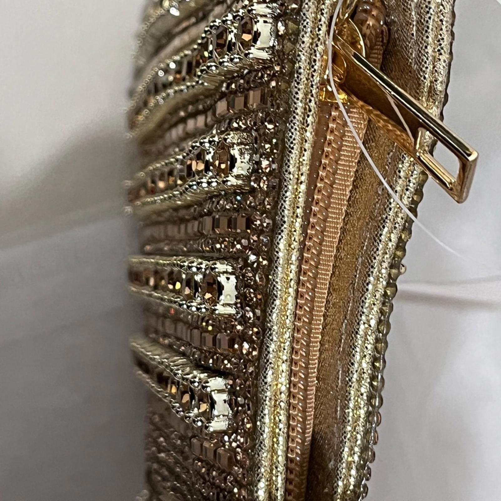 Other Gold Embellished Clutch Size ONE SIZE - 2 Thumbnail
