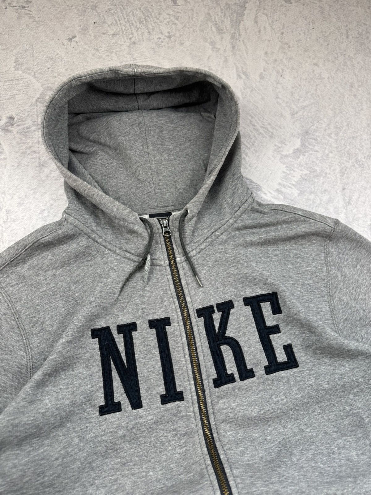 Nike × Vintage NIKE VINTAGE CENTER LOGO OVERSIZE BOXY ZIP HOODIE Size US XL / EU 56 / 4 - 3 Thumbnail