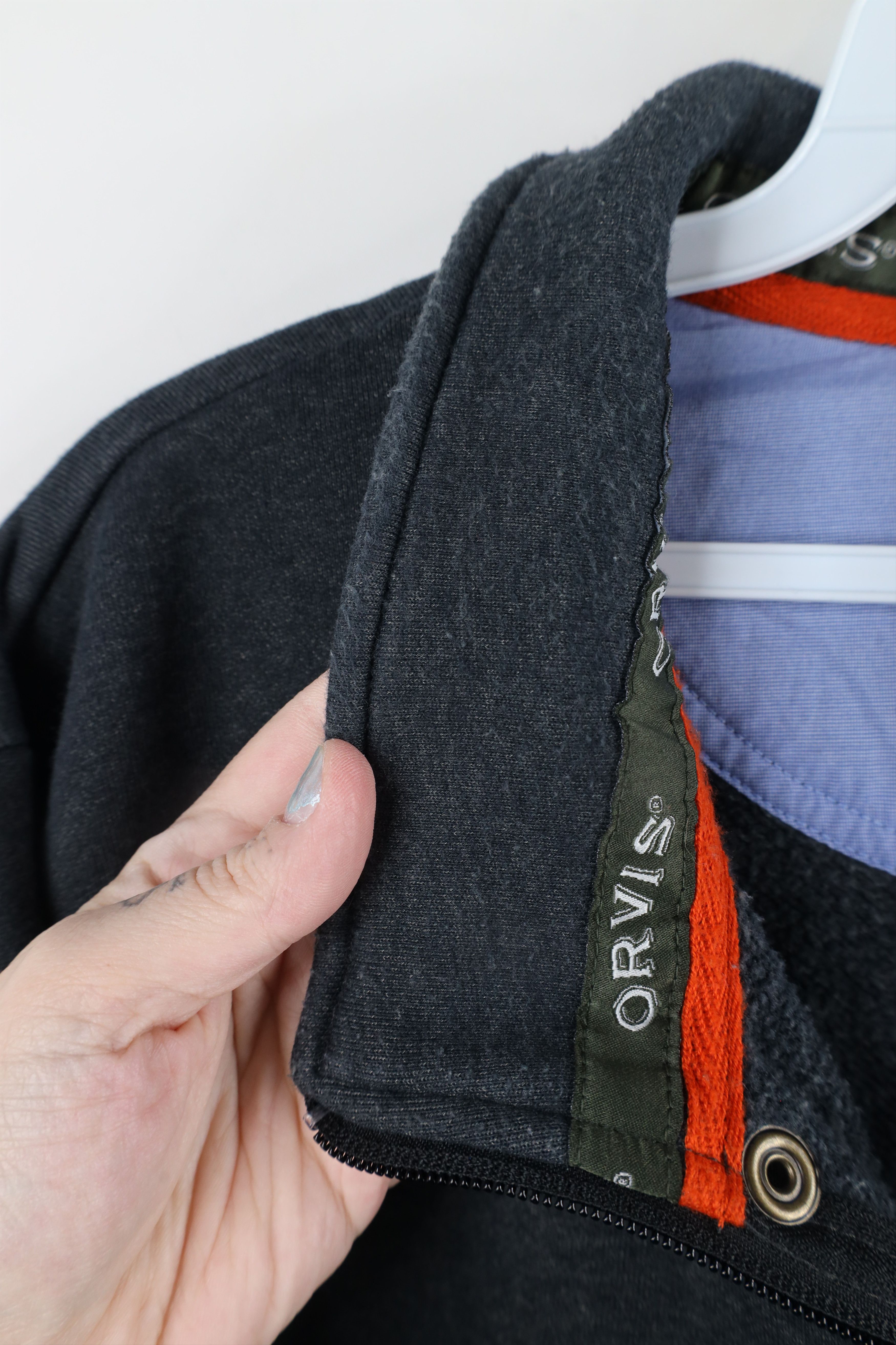 Orvis Vintage Orvis Blank Half Zip Heavyweight Pullover Sweatshirt Size US L / EU 52-54 / 3 - 5 Thumbnail