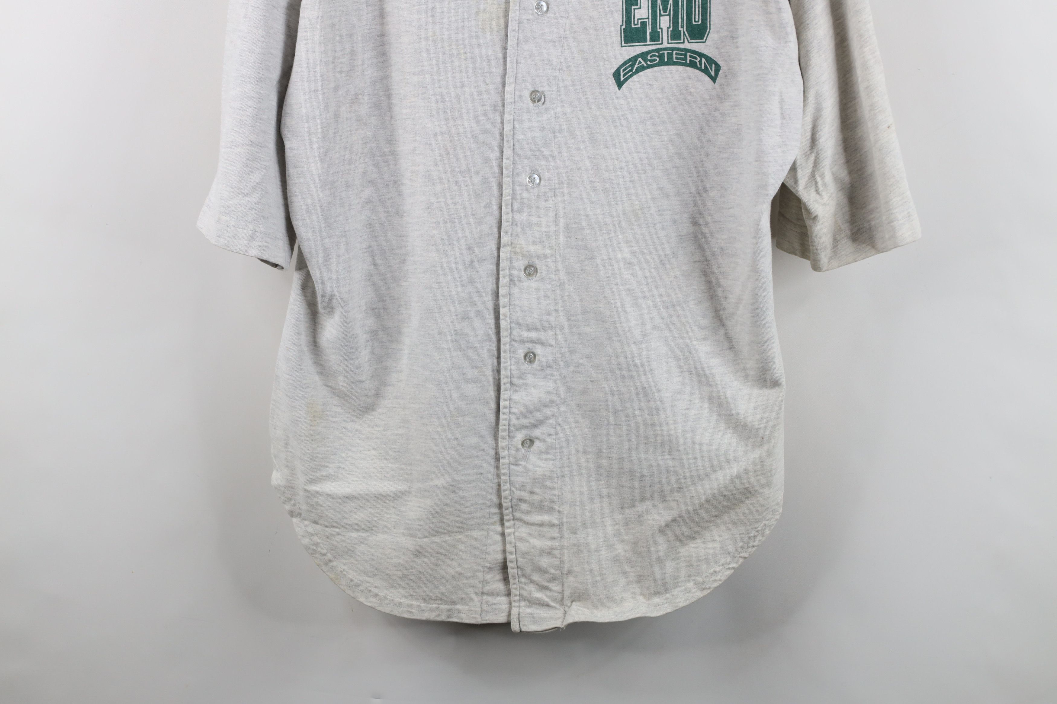Vintage Vintage 90s Eastern Michigan University Baseball Jersey USA Size US XL / EU 56 / 4 - 3 Thumbnail