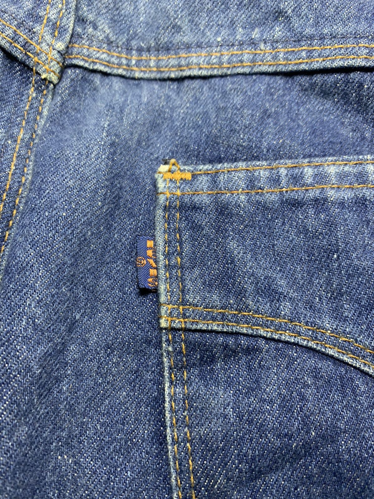 World War Levis Vintage 80s Blue Tag Denim