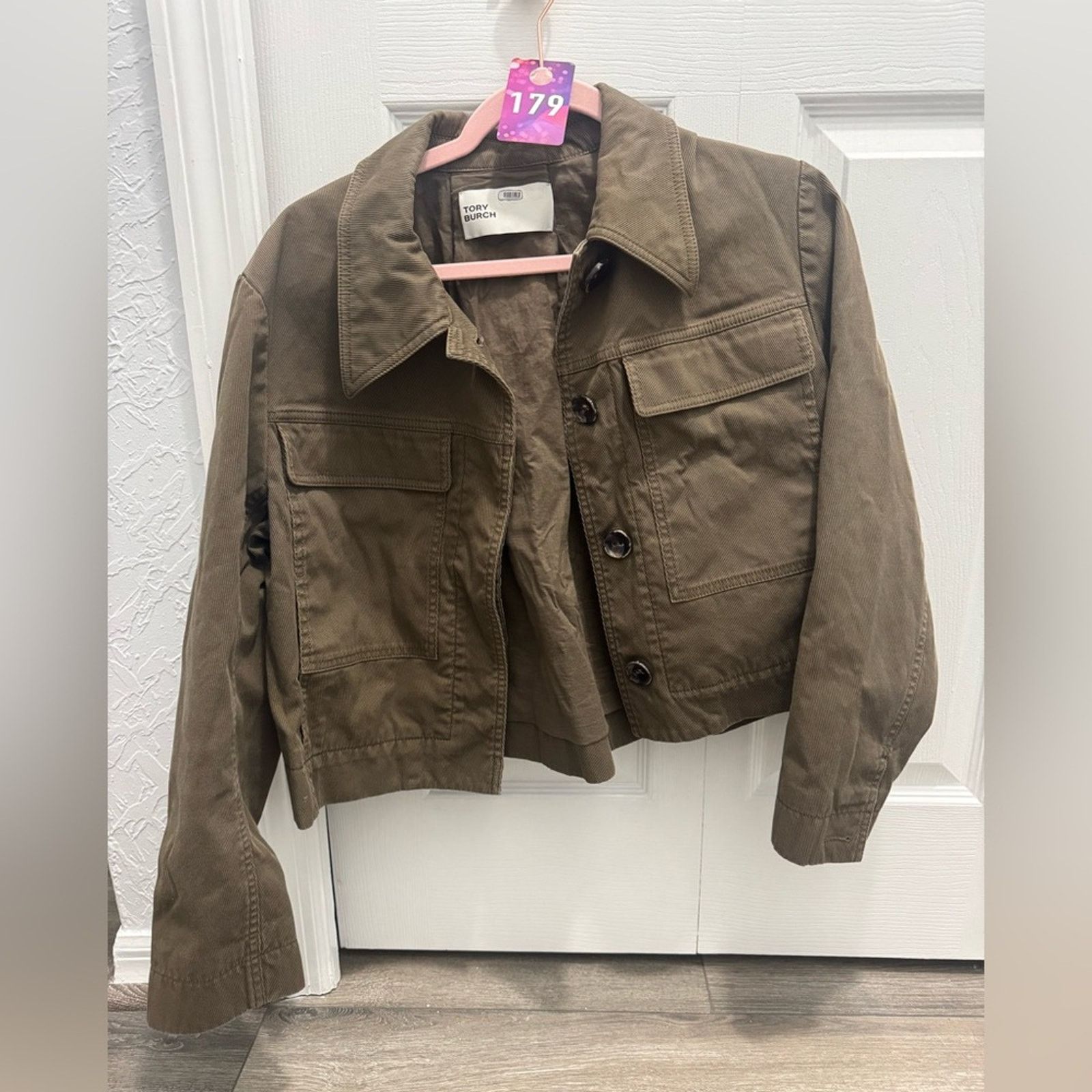 Tory Burch 179 Tory Burch $698 Olive Green Women's Jacket Size 6 Size M / US 6-8 / IT 42-44 - 6 Thumbnail