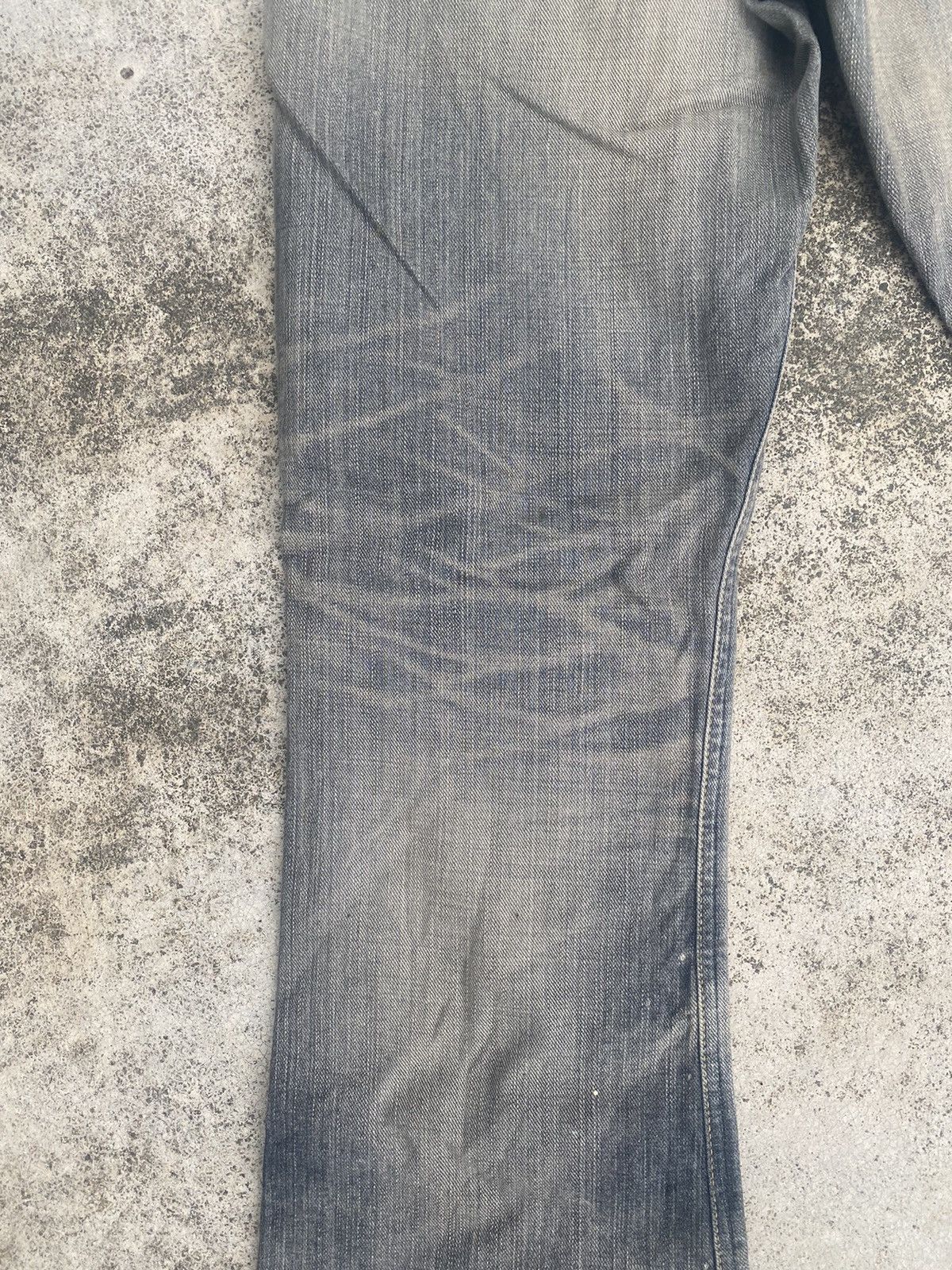 If Six Was Nine × Lee Flare Jeans Lee Distress Patchwork Clawmark Mud Bootcut Size US 32 / EU 48 - 19 Thumbnail