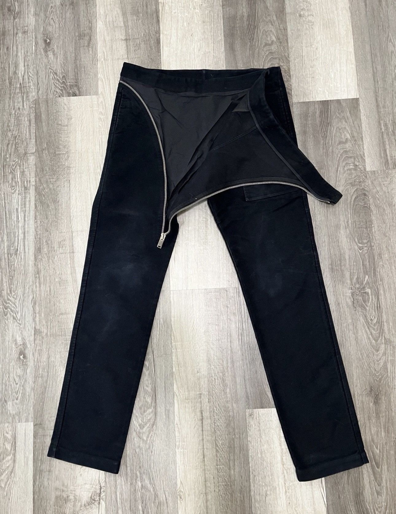 Rick Owens Rick Owens Mainline Moleskin Aircut FW13 Plinth Size US 34 / EU 50 - 2 Thumbnail