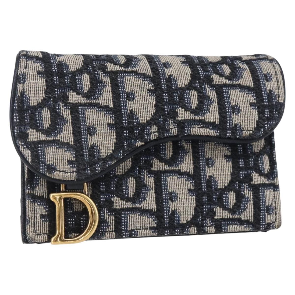 Dior Christian Dior Saddle Card Case Oblique Canvas Size ONE SIZE - 1 Thumbnail