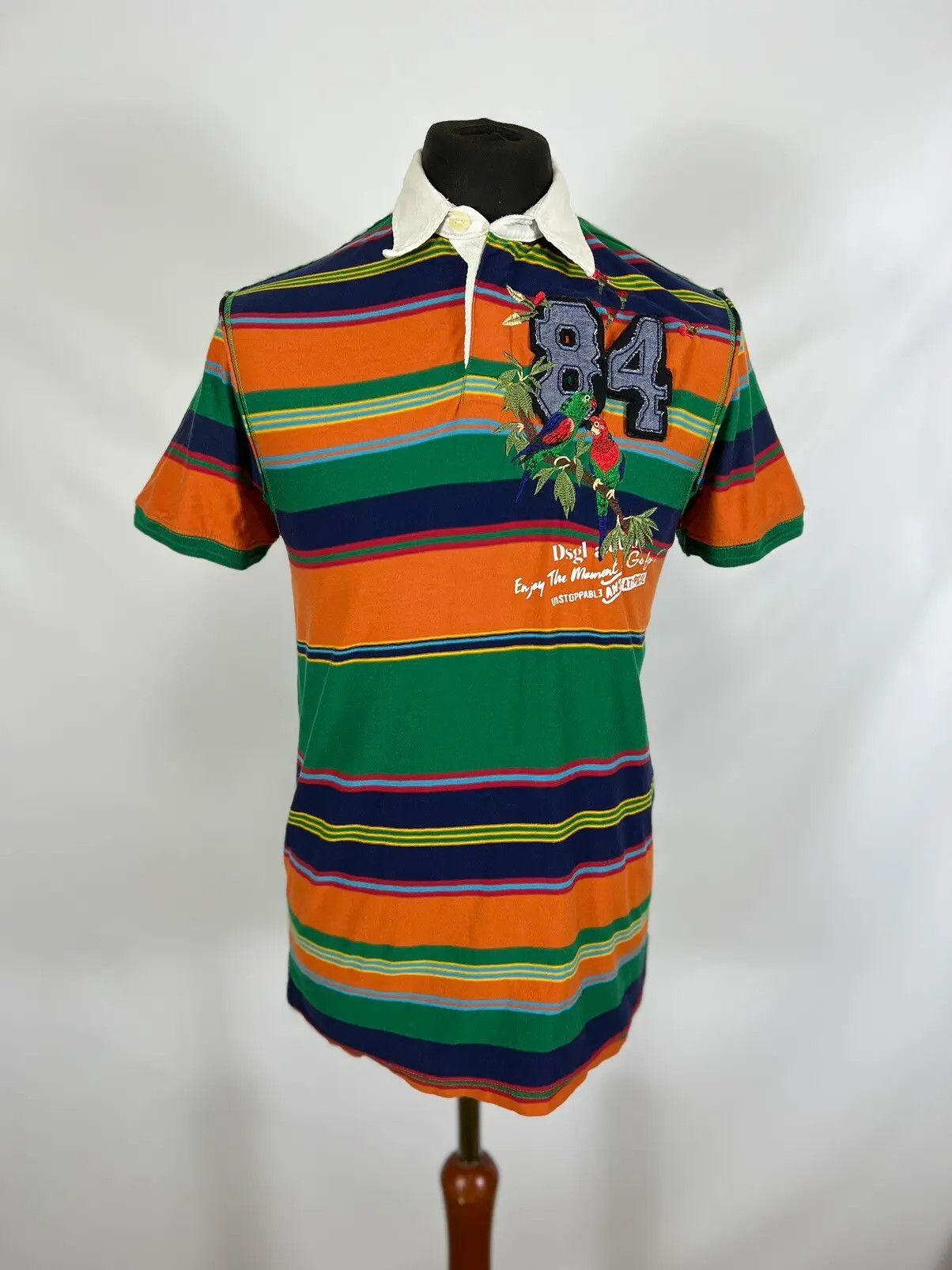 Desigual Desigual men’s multicolour polo T-shirt Size US M / EU 48-50 / 2 - 1 Thumbnail