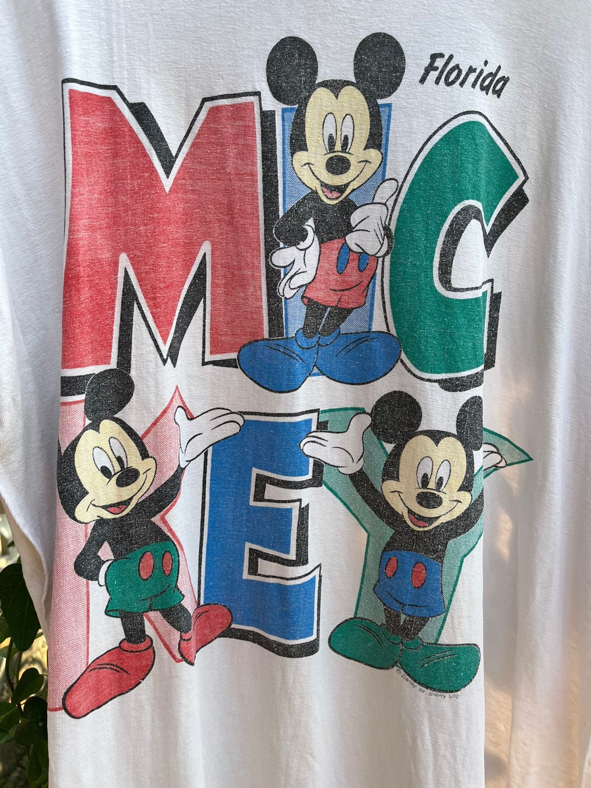 Disney vintage mickey mouse florida disney graphic tee tshirt Size US XL / EU 56 / 4 - 3 Thumbnail
