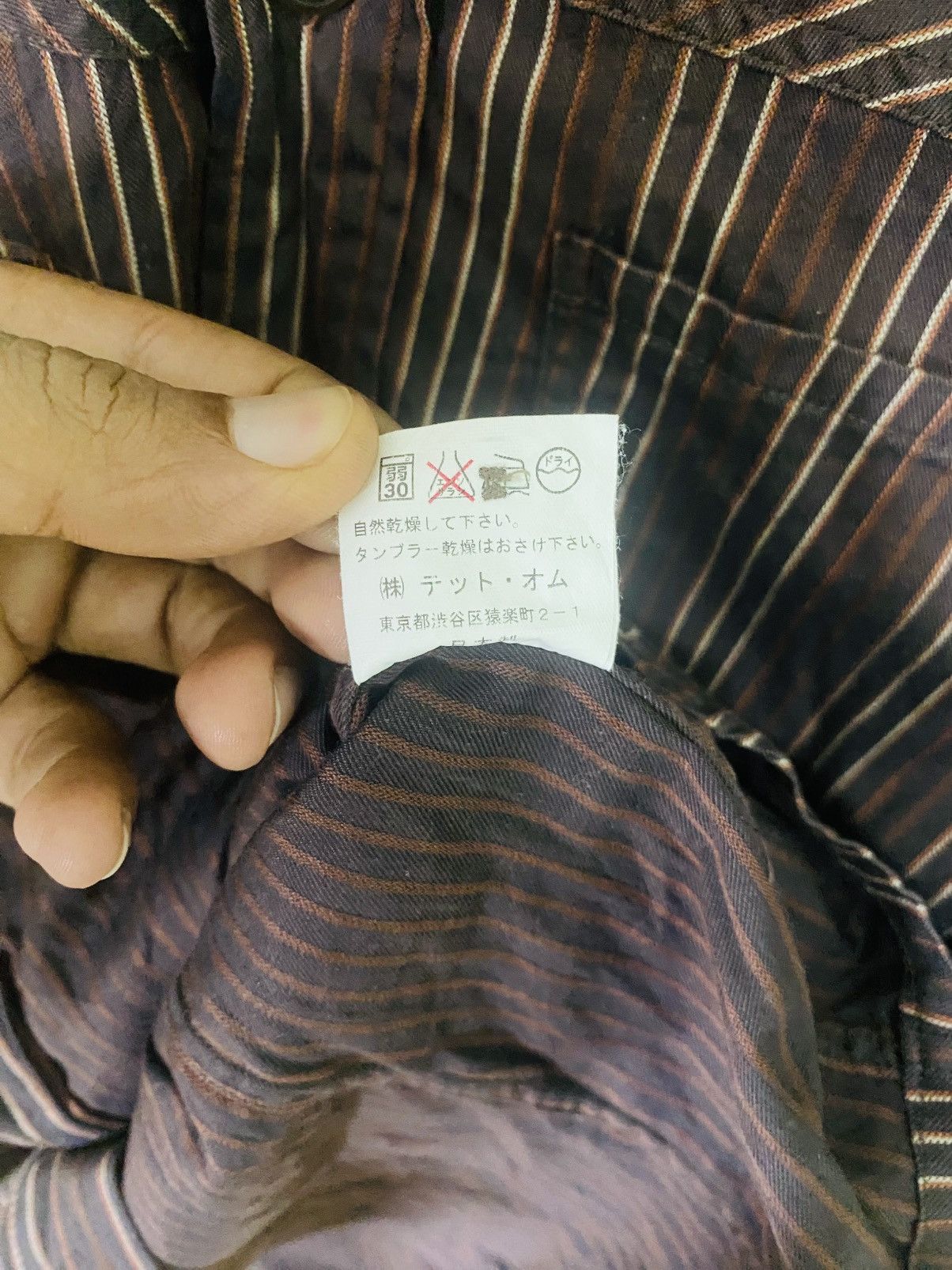 Tete Homme Tete Homme Archive Japanese Designer Shirt Long Sleeve Size US L / EU 52-54 / 3 - 5 Thumbnail