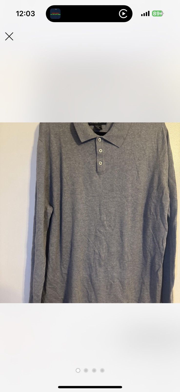 Christian Lacroix Grey Lacroix long sleeve polo shirt #poloshirt Size US XXL / EU 58 / 5 - 1 Thumbnail