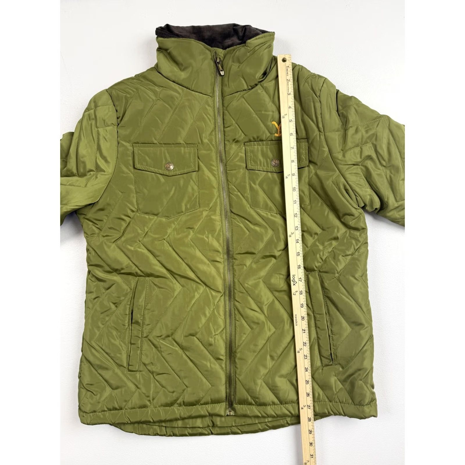 Vintage Yellowstone Jacket Mens XL Green Quilted Insulated Full Zip Western Outdoor Size US XL / EU 56 / 4 - 5 Thumbnail