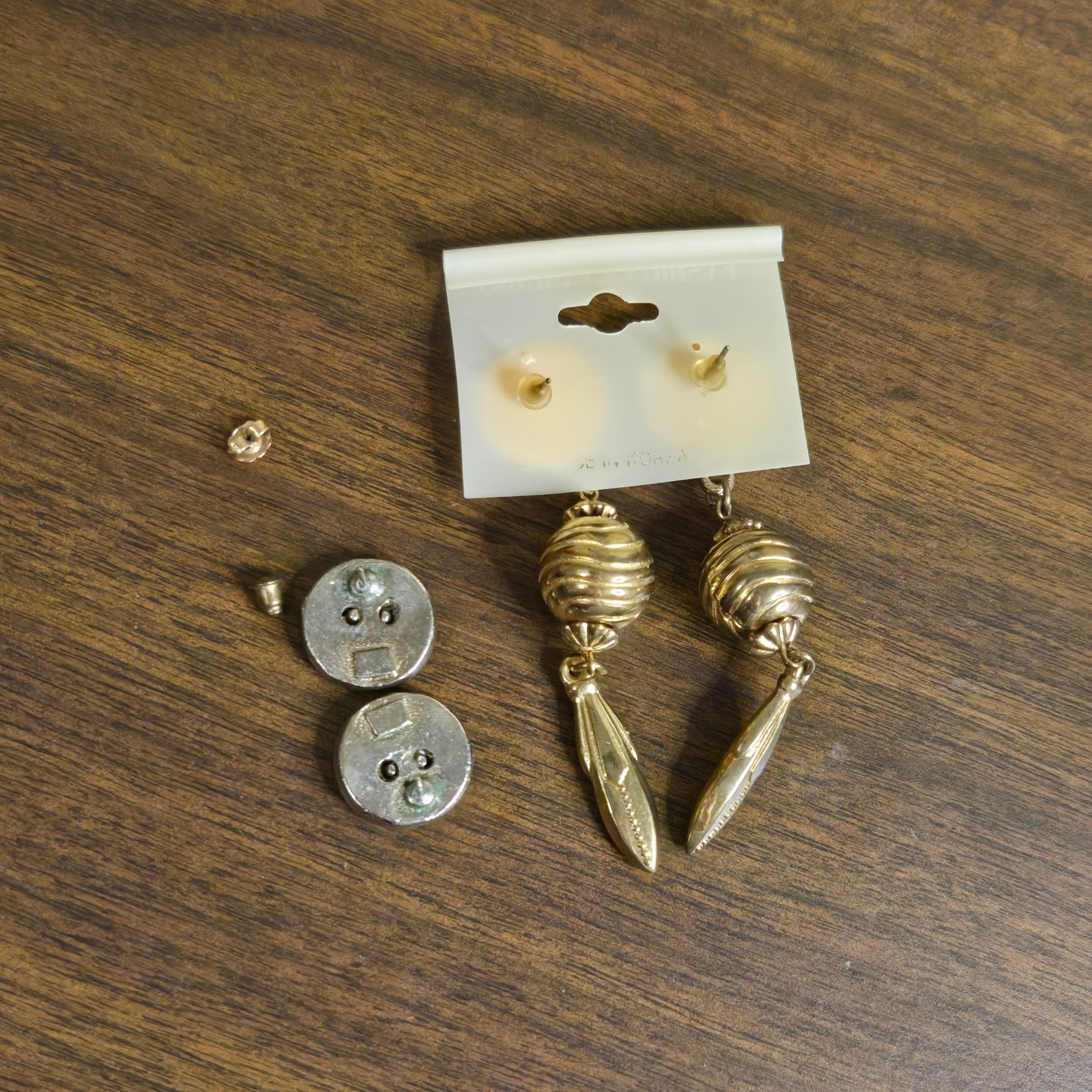 Vintage Vtg 80s Gold Tone Panther Jaguar Statement Earrings Size ONE SIZE - 5 Thumbnail