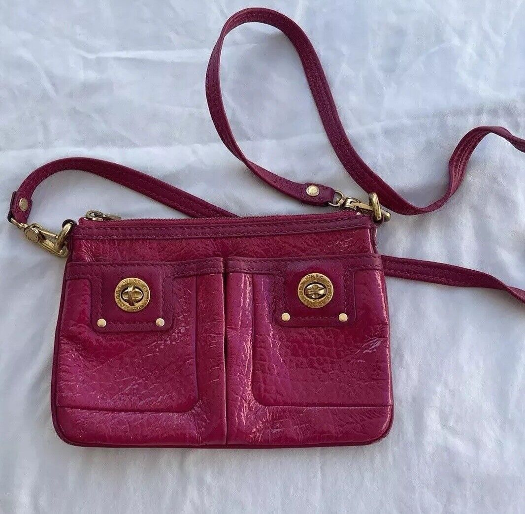 Marc Jacobs Marc By Marc Jacobs Totally Turnlock Pink 100% Leather Bag Size ONE SIZE - 11 Thumbnail