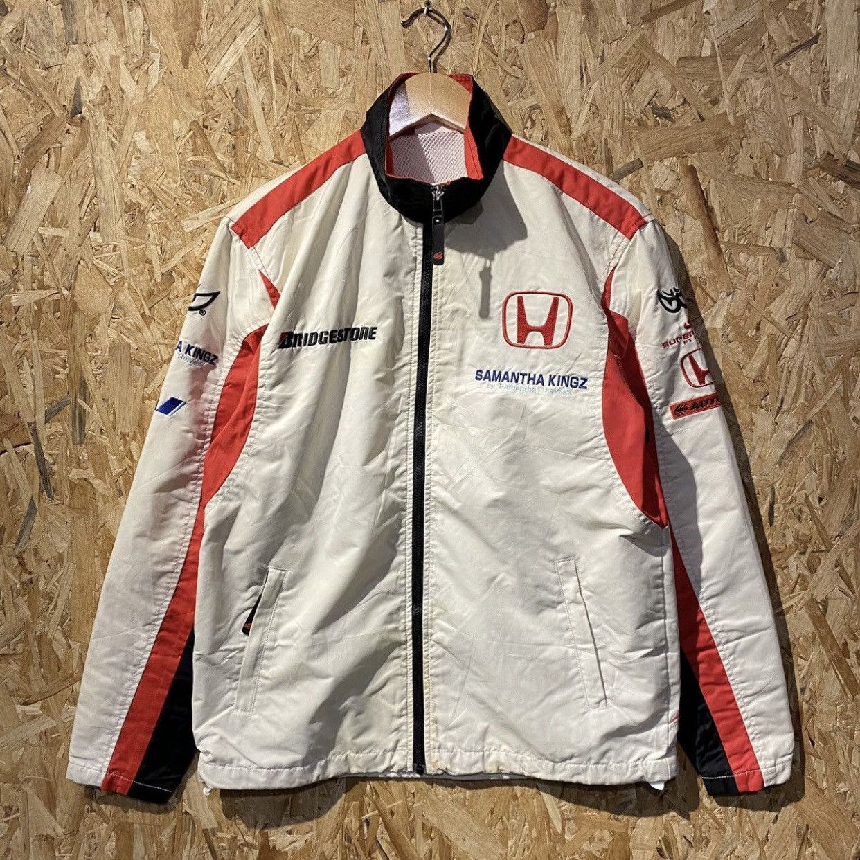 Honda × Vintage Vintage Honda Racing Jacket – Bridgestone x Samantha Kingz Size US L / EU 52-54 / 3 - 1 Thumbnail