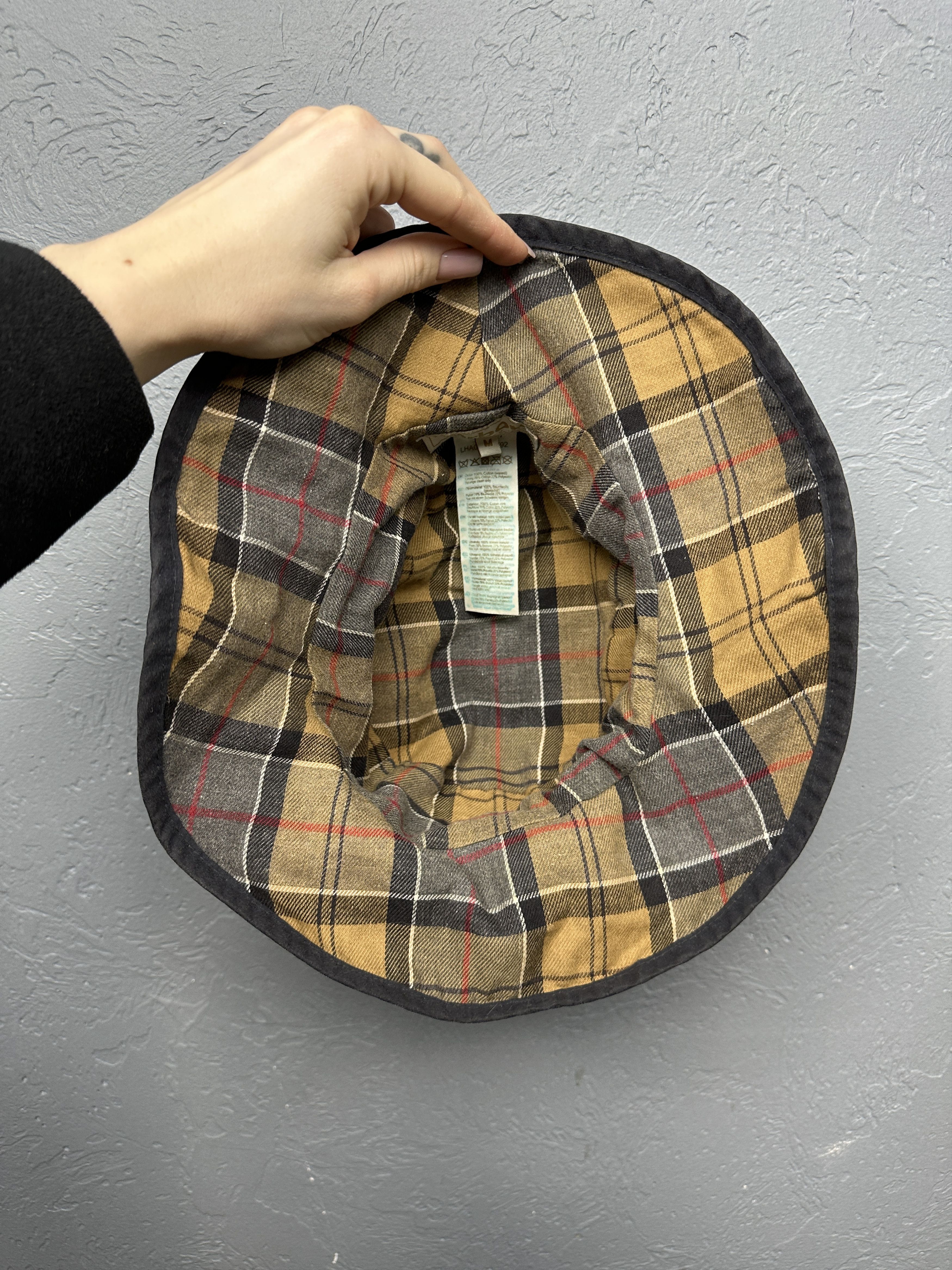 Barbour Barbour WAX Vintage Mens Bucket Hat Cap Size ONE SIZE - 4 Thumbnail