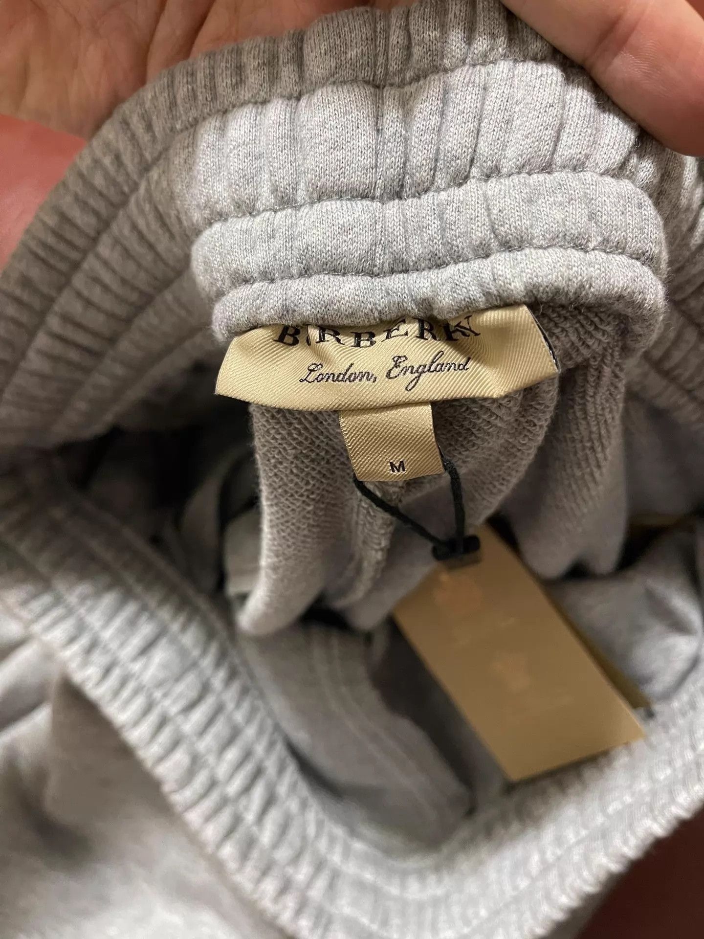 Burberry Gray Sweatpants with Logo Detail Size US 32 / EU 48 - 7 Thumbnail