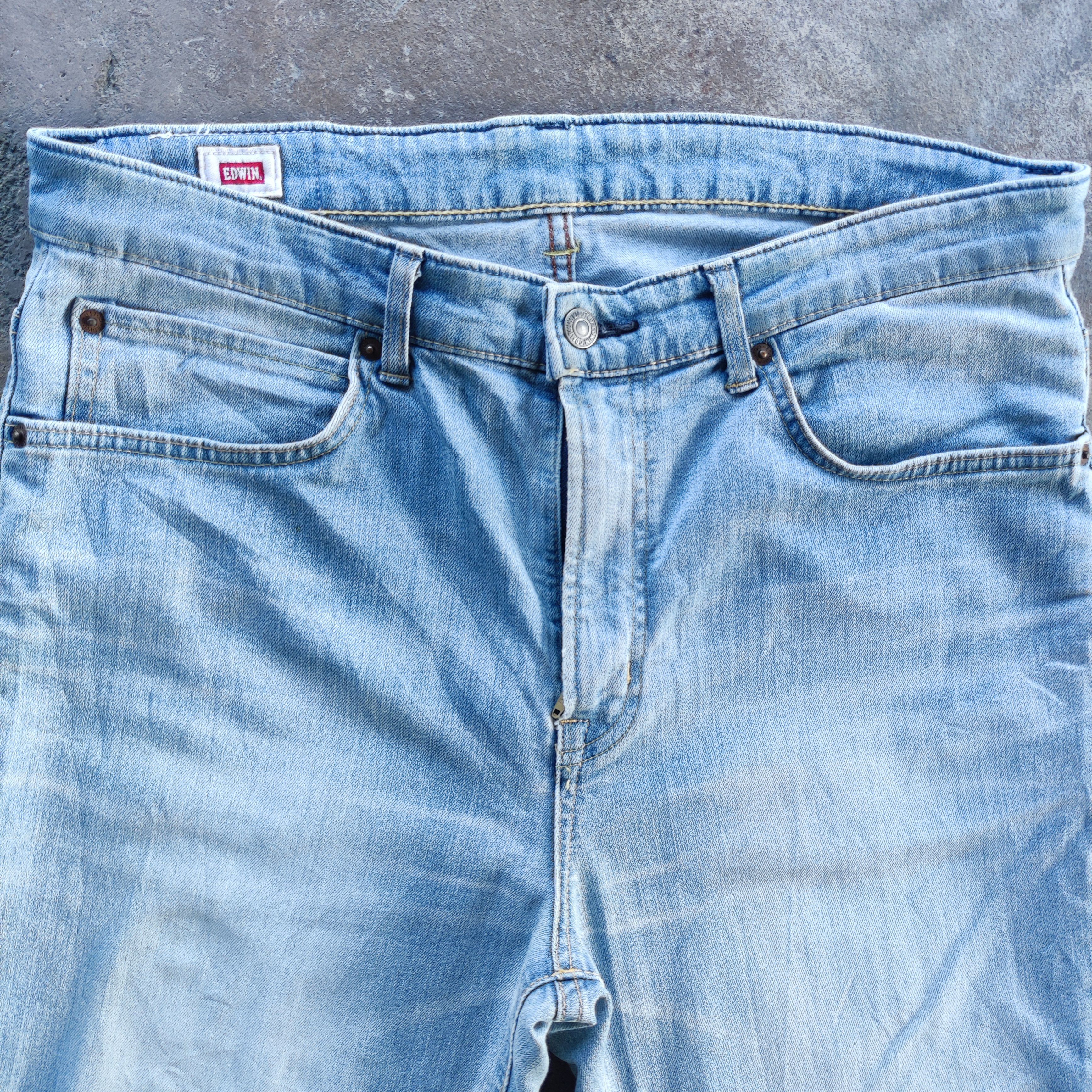 Edwin Vintage Edwin Brand Jean Distressed Faded Pants Size US 35 - 3 Thumbnail