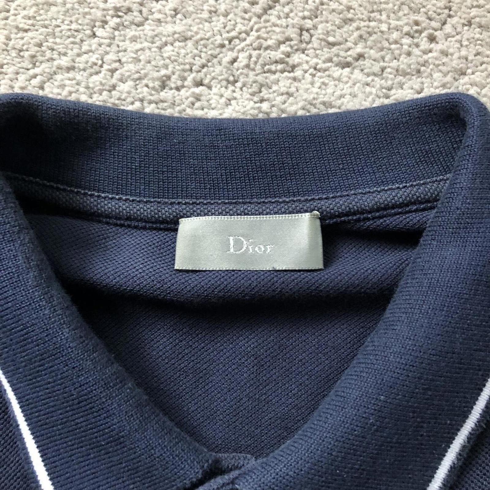 Dior Dior Homme Bee Polo Shirt Size US L / EU 52-54 / 3 - 3 Thumbnail