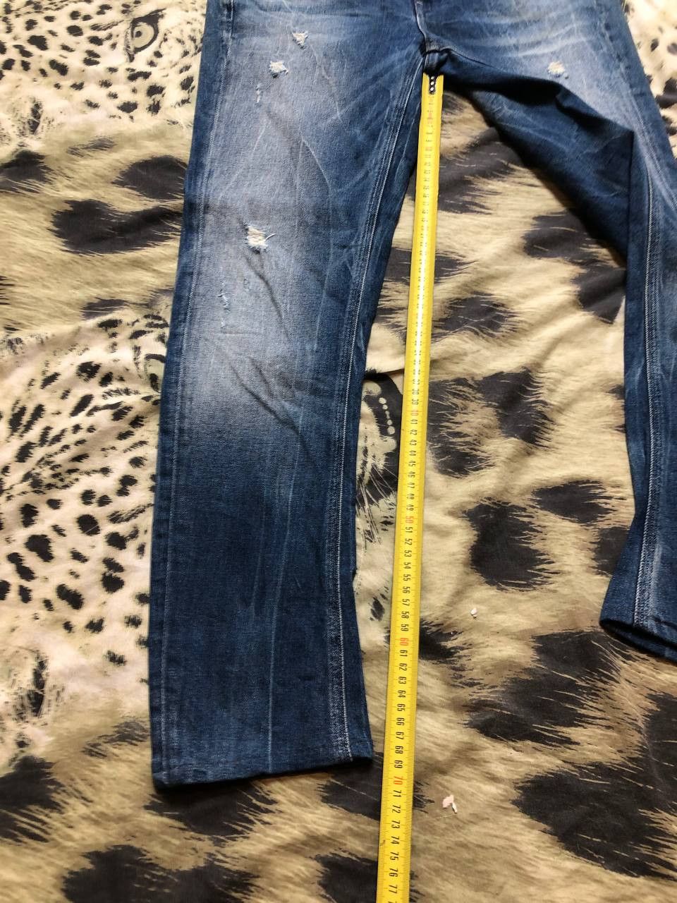 G-Star G STAR Blue Faded Distressed Denim Jeans STREETWEAR Size US 31 - 10 Thumbnail