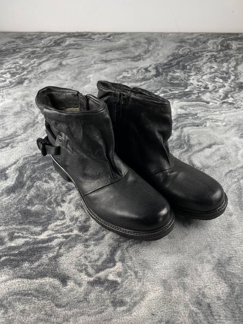Vintage A.S. 98 Airste High Leather Boots Dirk Men Size 41