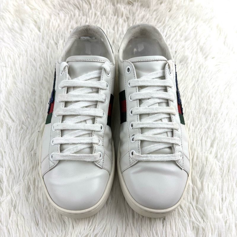 Gucci Gucci Women's Ace 'Three Little Pigs' Sneakers Size US 7.5 / EU 40-41 - 2 Thumbnail