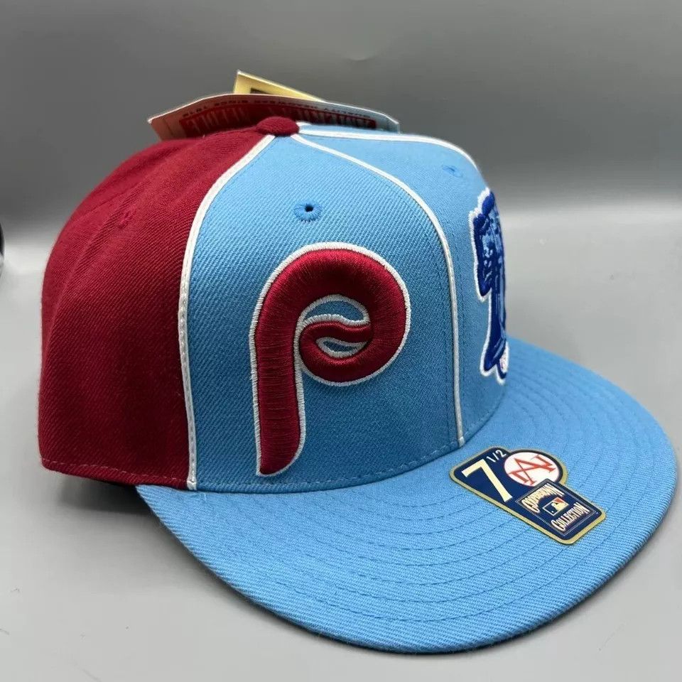 American Needle × Vintage Philadelphia Phillies Hat Men 7 1/2 American Needle Fitted Size ONE SIZE - 3 Thumbnail