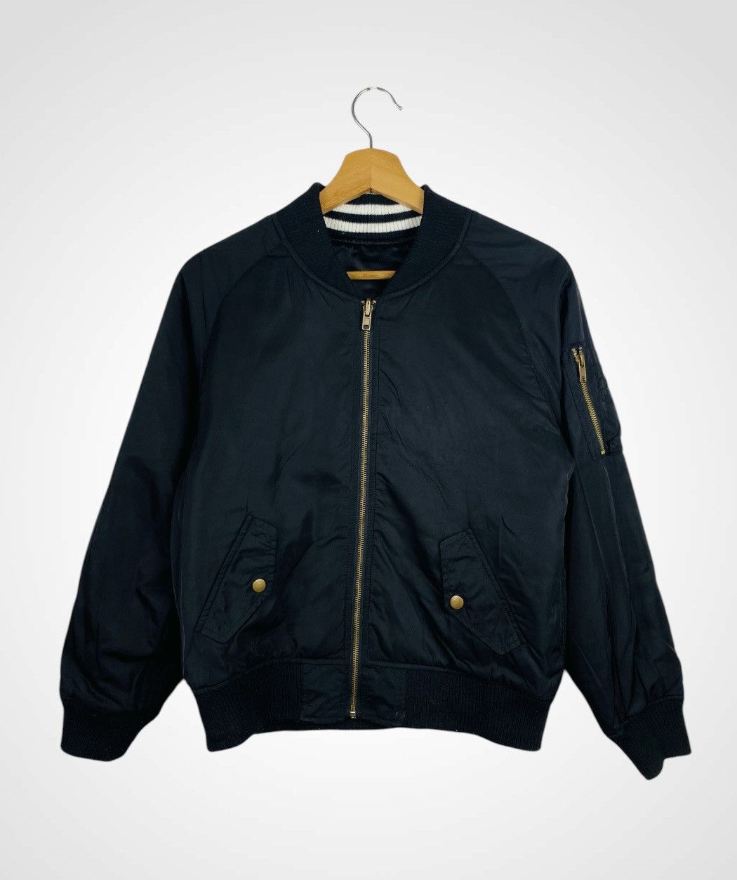 Japanese Brand Vtg Reversible Satin Bomber Jacket Sukajan Ingni Size US M / EU 48-50 / 2 - 3 Thumbnail