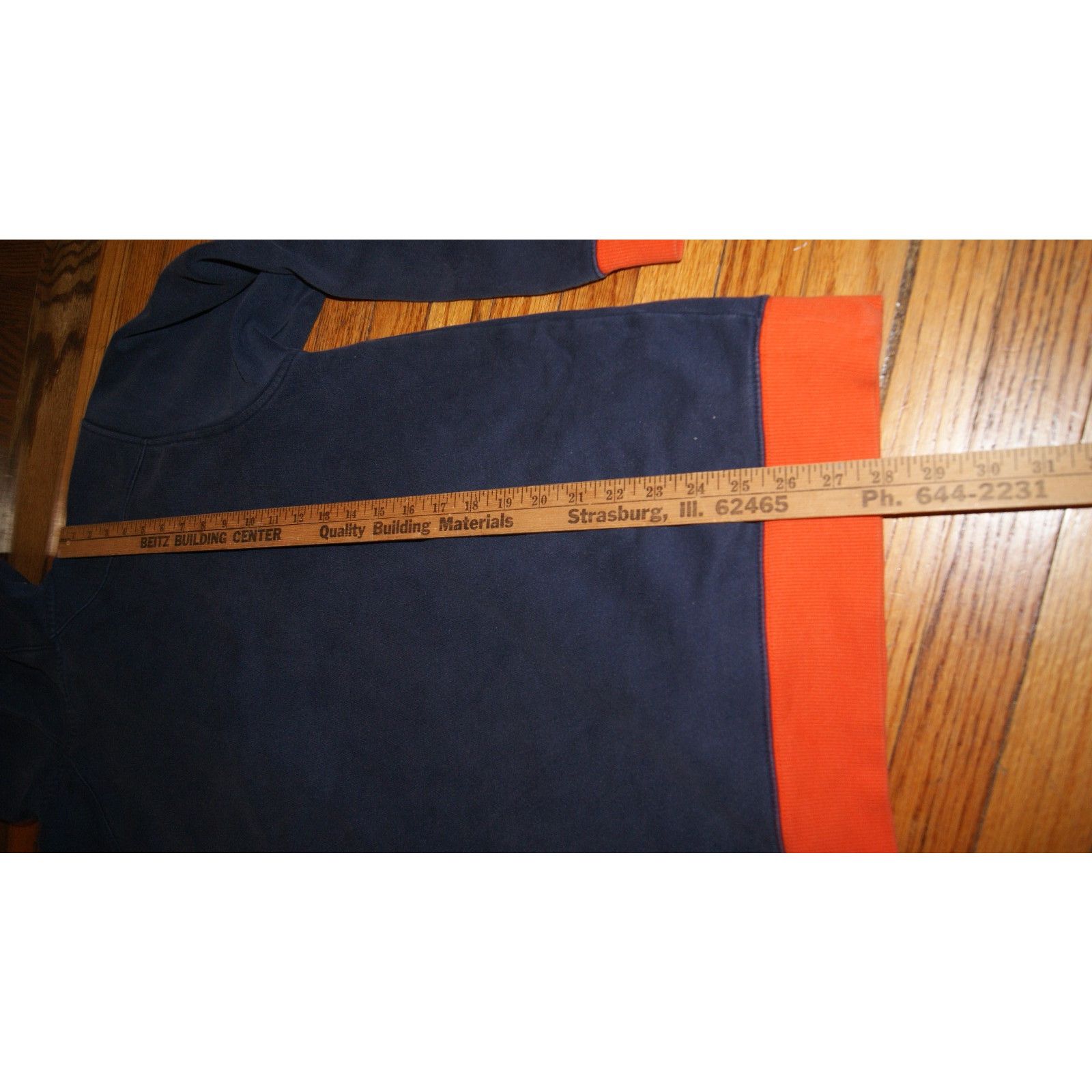 Nike VTG NIKE Team Illinois Fighting Illini Mens L 1/4 Zip Hoodie Size US L / EU 52-54 / 3 - 9 Thumbnail