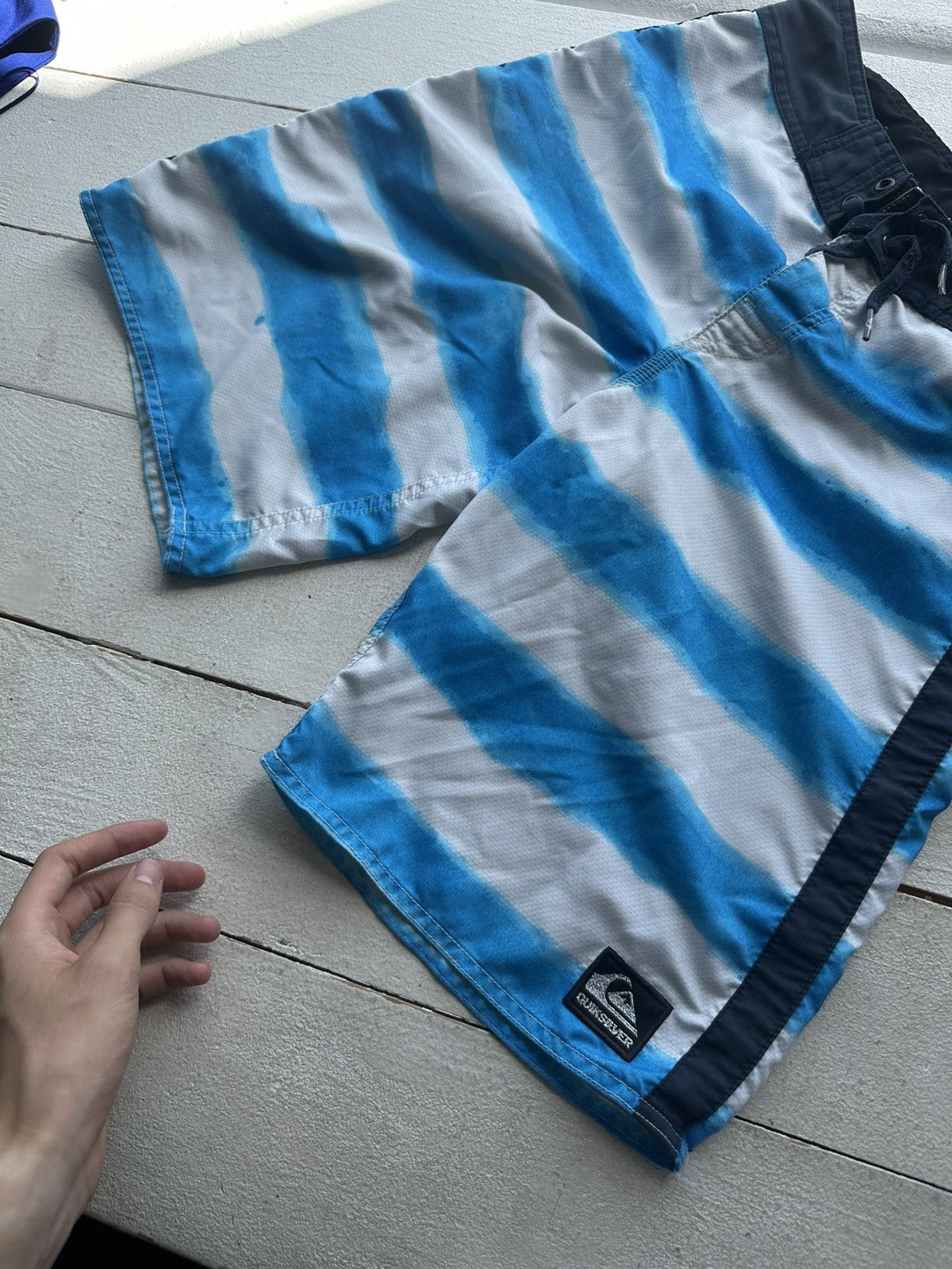 Quiksilver 🚨Vintage Quiksilver 25sz Shorts Big Logo Y2K Style 90s Surf Size US 26 / EU 42 - 2 Thumbnail