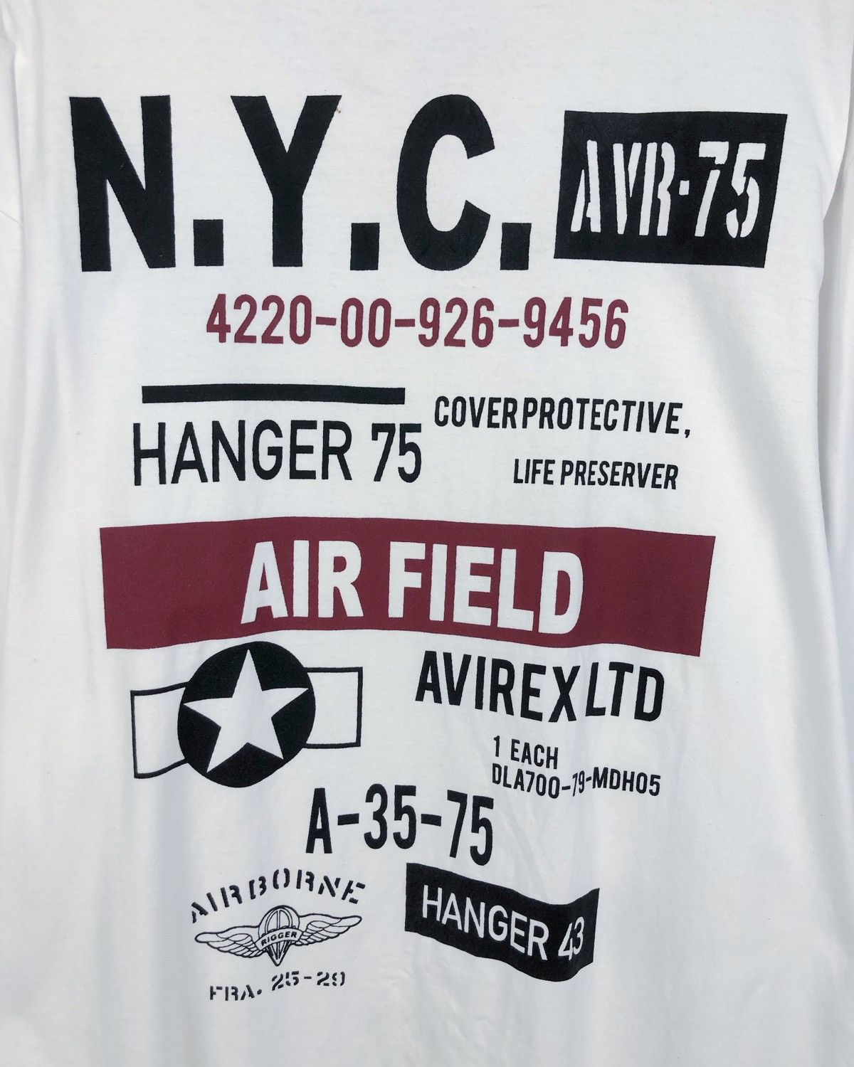 Avirex Rare Avirex USAF LS Tee Size US XXL / EU 58 / 5 - 7 Thumbnail