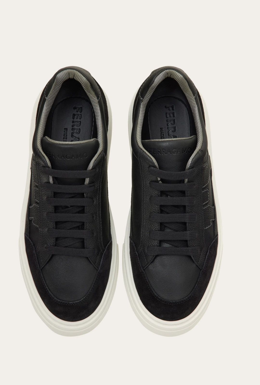 Salvatore Ferragamo Ferragamo Low top sneaker with Gancini Cassina Size US 7.5 / EU 40-41 - 4 Thumbnail
