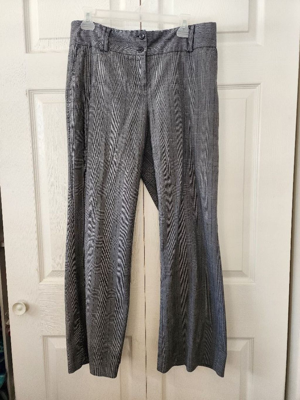 Other Relativity Gray Plaid Pants Size 34" / US 12 / IT 48 - 1 Thumbnail